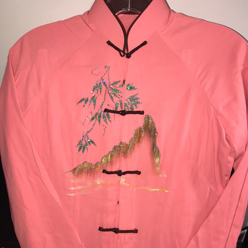 Gorgeous Japanese costume 2 pieces (kaftan with pants), Size S-M